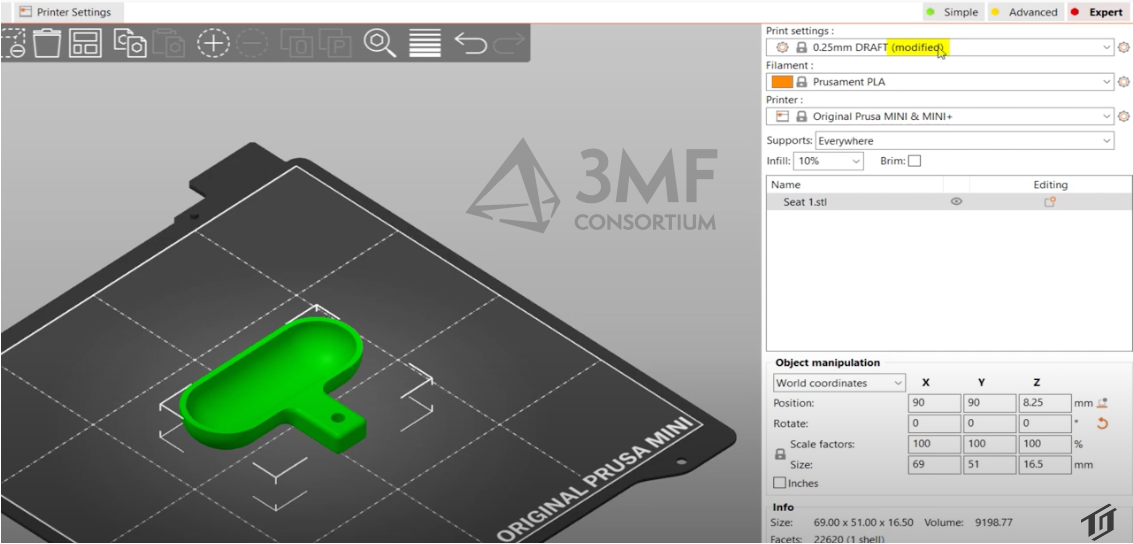 How to Export 3D Print Projects from PrusaSlicer with 3MF (VIDEO)