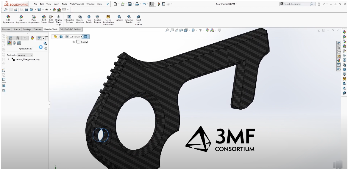 How to Export 3MF from SOLIDWORKS with Full Color Textures (Video)