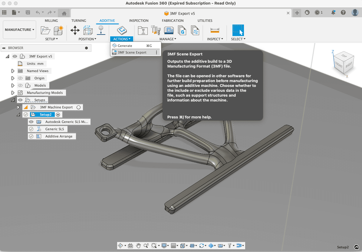 How to Export 3MF from Fusion 360 with Metadata (Video)